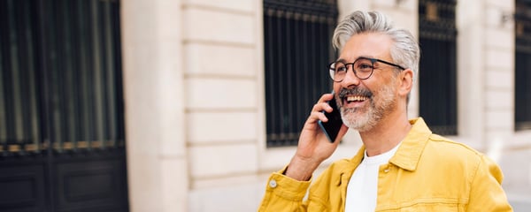 Man on phone