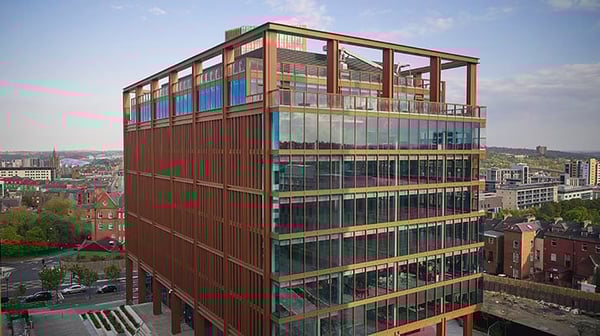 The Newcastle Helix building