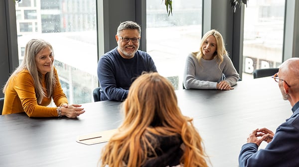 Colleagues in office