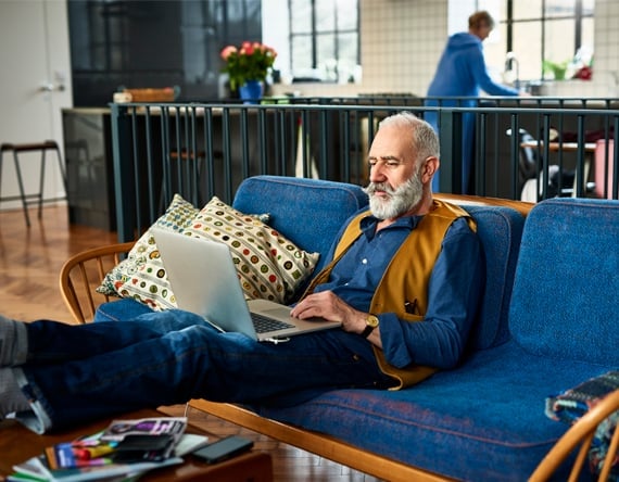 Man reading