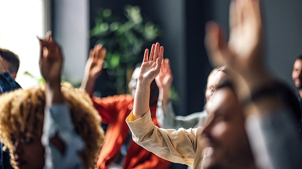People in audience