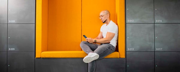 Man on phone
