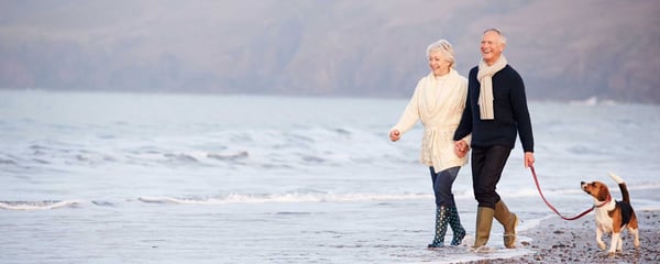 Couple on a beach