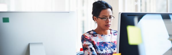 woman at desk