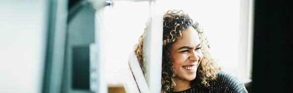 Women laughing