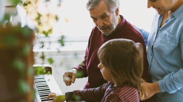Grandfather piano