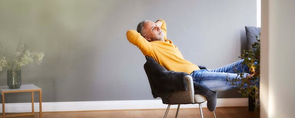 Man on chair