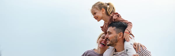 Couple with child
