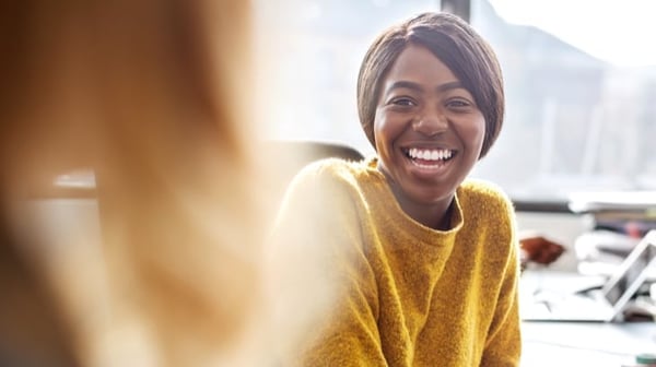 Laughing woman