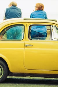 People in a car