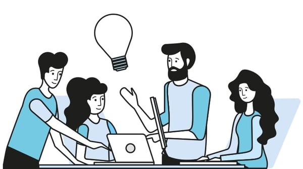 Group of people graphic