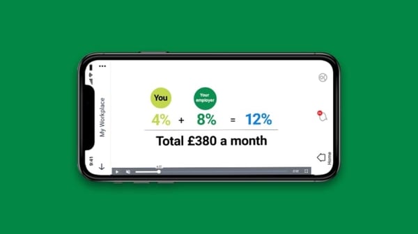 Pension calculation on smart phone