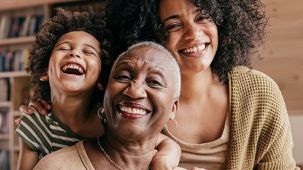 Family of women
