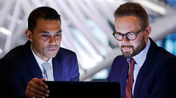 Men with laptop