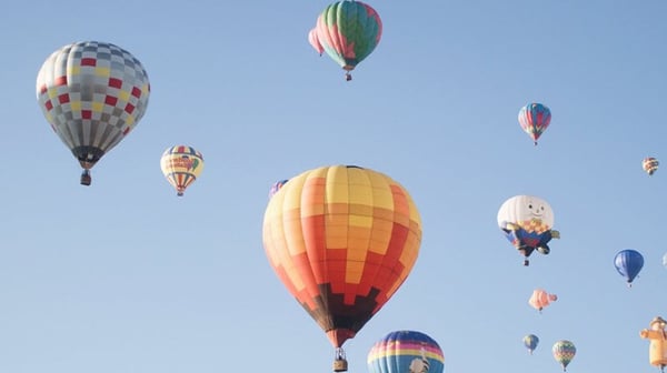 Hot air balloons