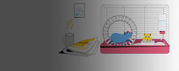 Hamster's working out