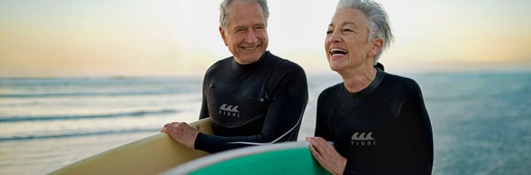 People with surf boards