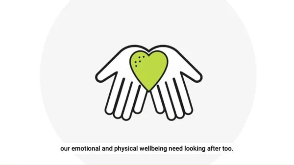 Icon of hands holding a heart