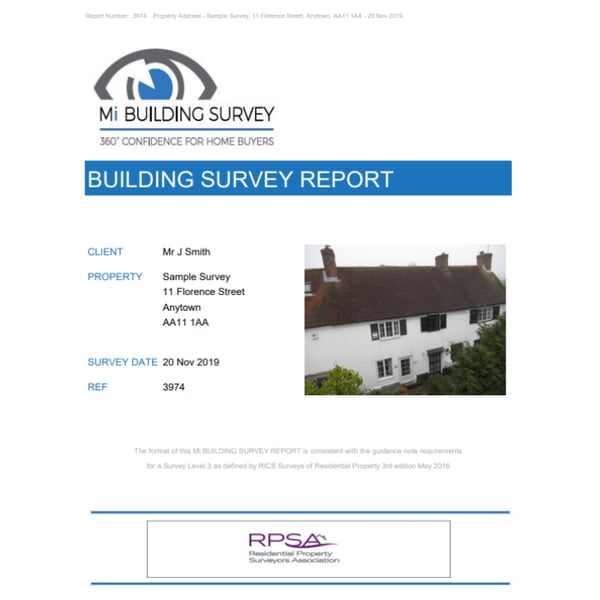 Building Survey (survey level three)