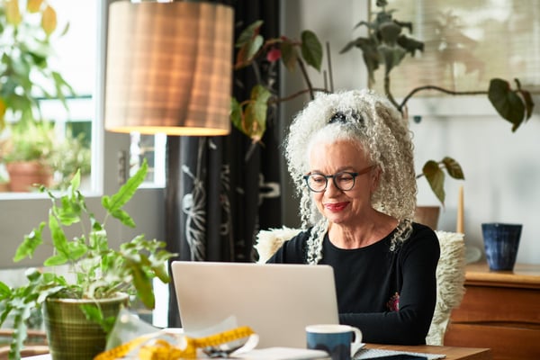 Woman on laptop