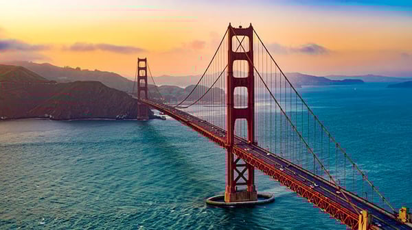 Golden Gate Bridge in San Francisco