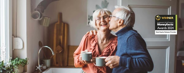 Couple in kithcen