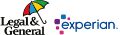L&G and Experian shared logos