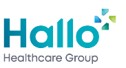 Hallo Healthcare Group logo - go to home
