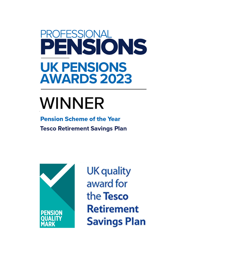 Tesco awards banner