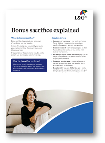 bonus sacrifice factsheet