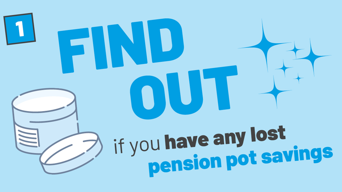Find out if you have any lost pesnion pot savings