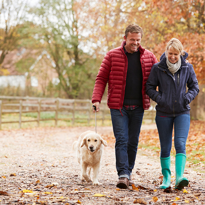 Couple walking