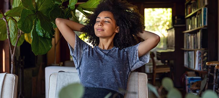 Woman relaxing