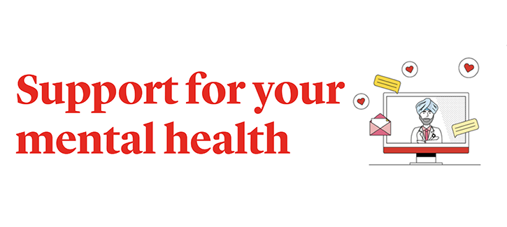 Support for your mental health