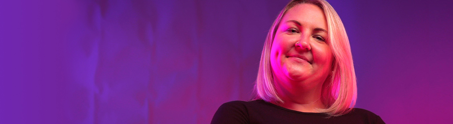 Woman smiling