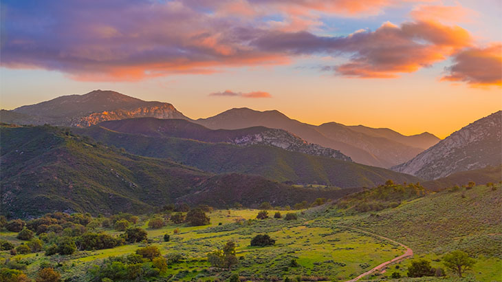 Rolling hills