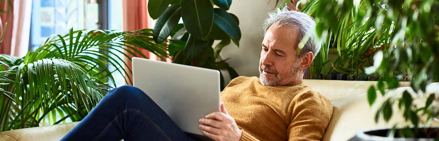 Man on laptop