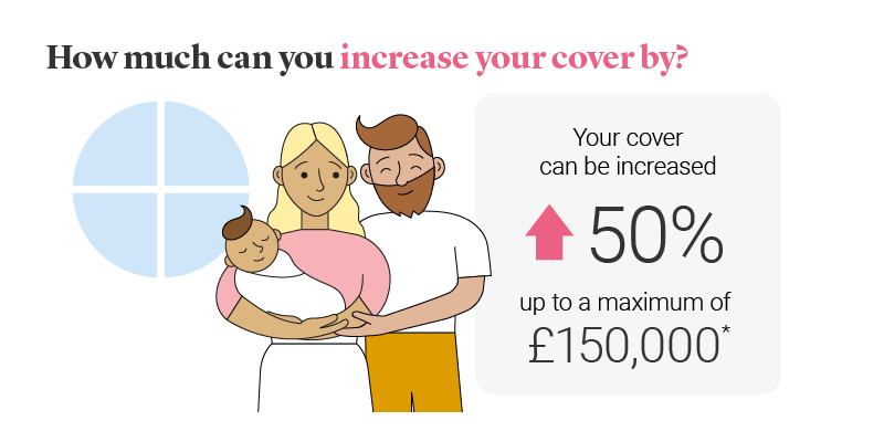 Increasing your life insurance after having a baby