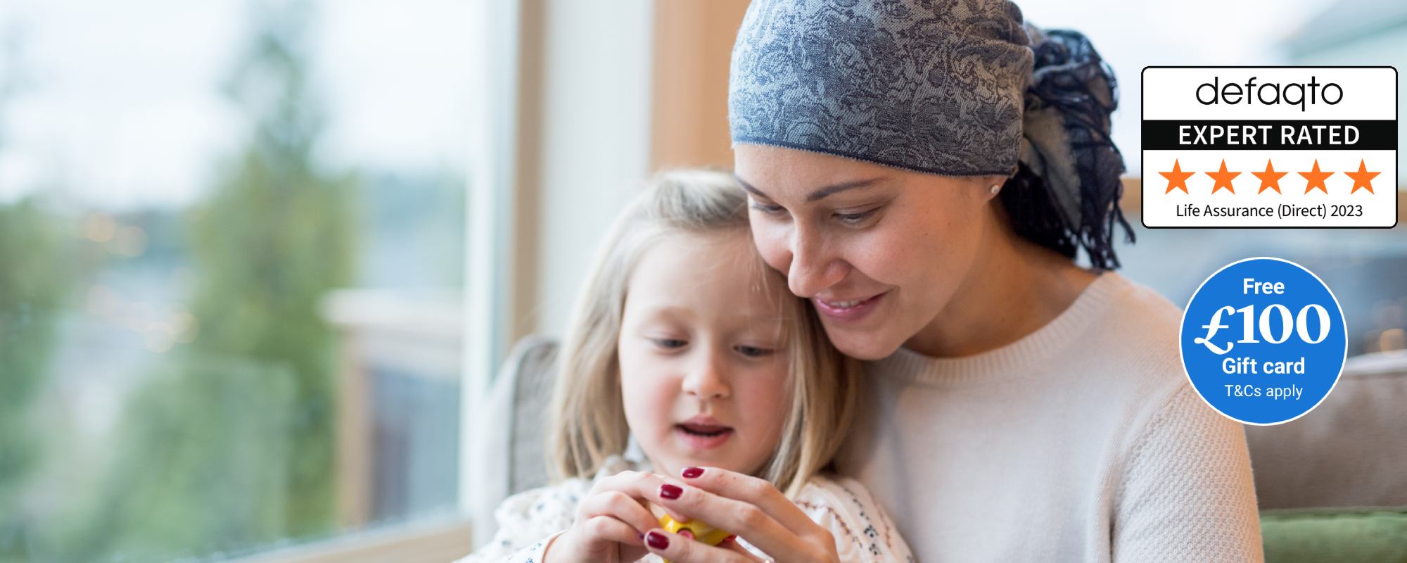 Lady with daughter