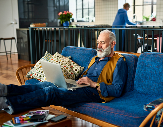 Man reading