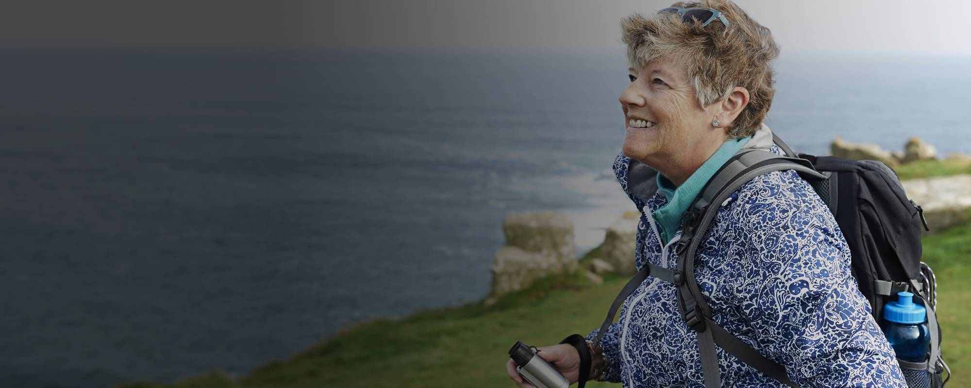 Image of hiking woman