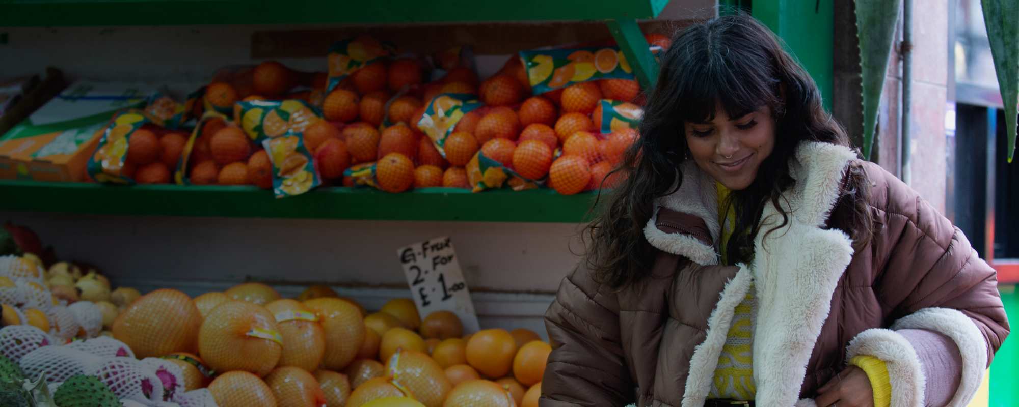 Lady in grocers