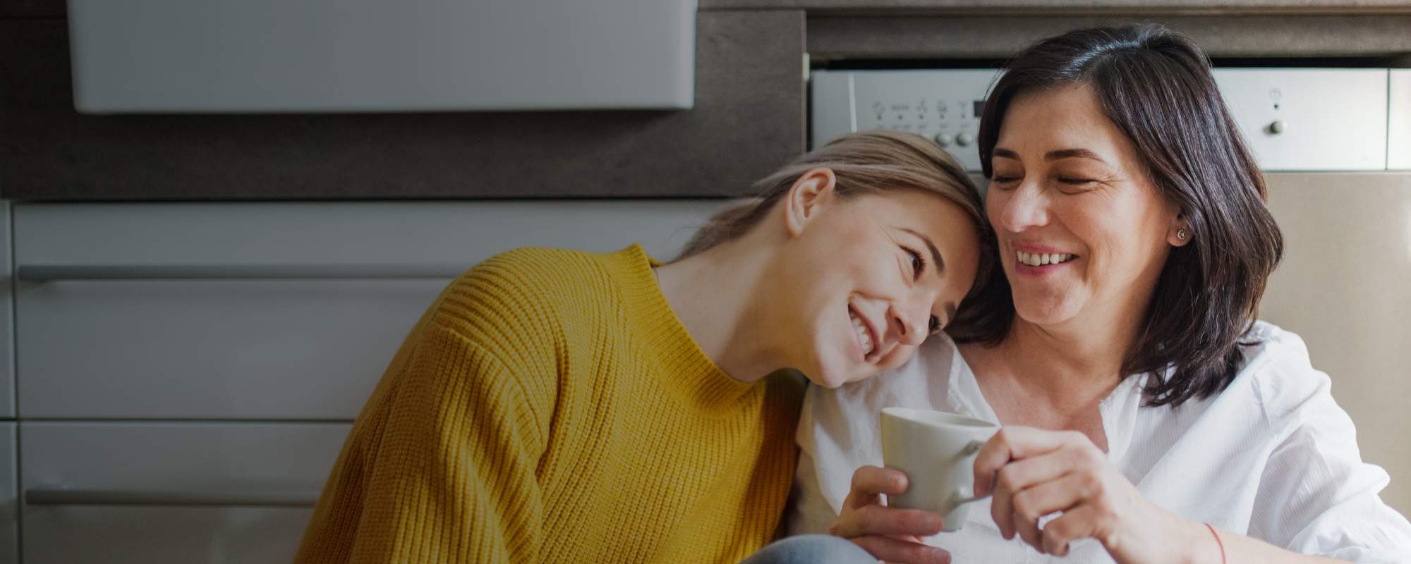 Couple of ladies laughing