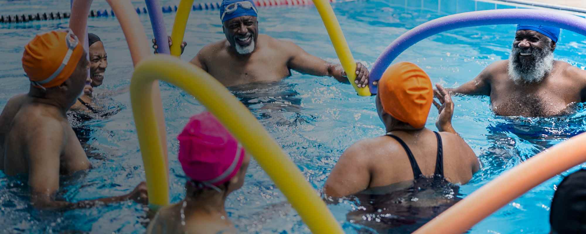 People in swimming pool