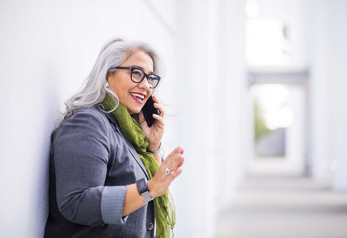 Women on the phone