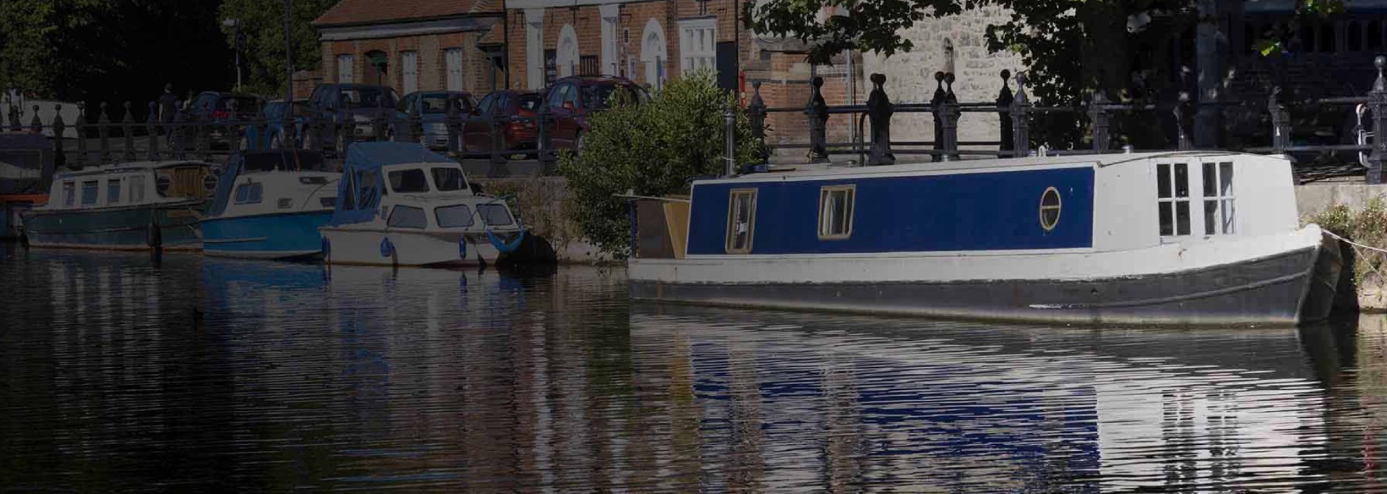 Boats in river
