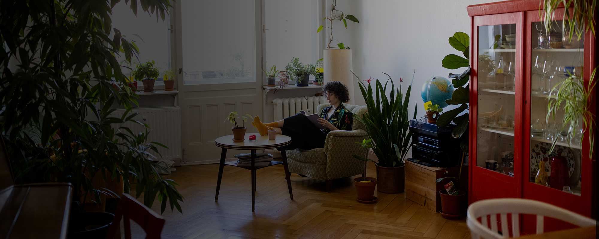 Women reading book