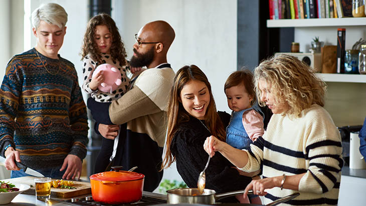 Family cooking