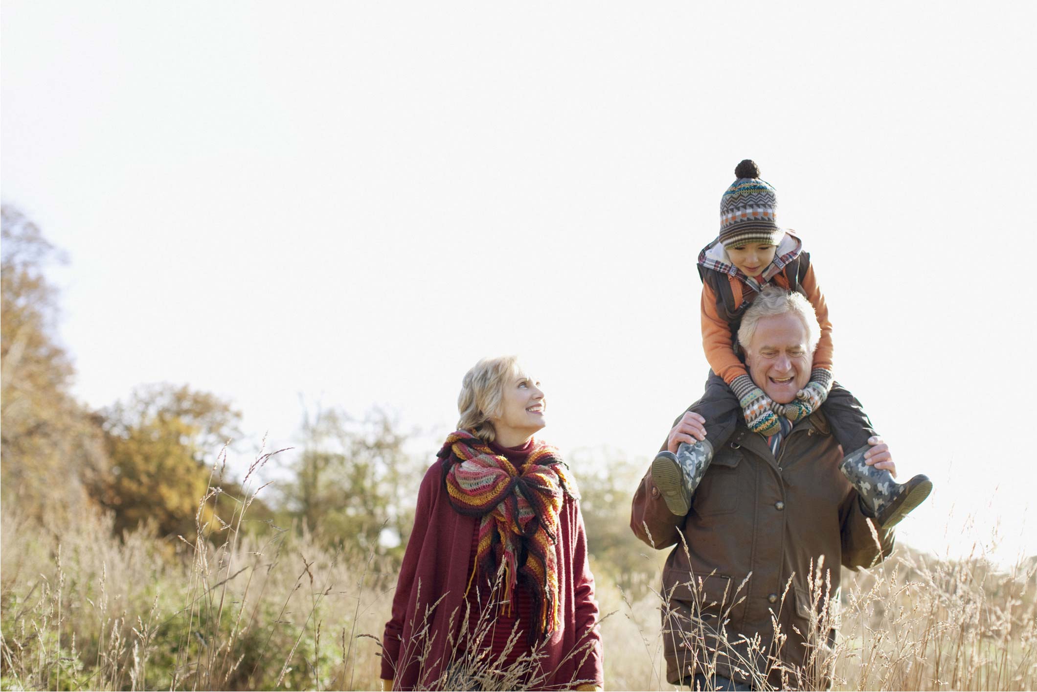 grandparents piggyback